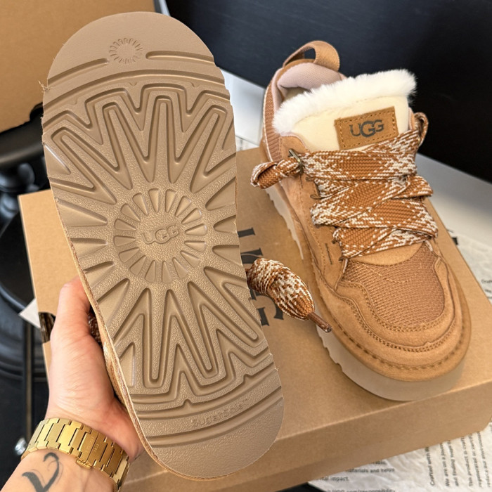 UGG Women's Classic Platform Sneakers Fuzzy Lined Winter Luxury Designer Shoes