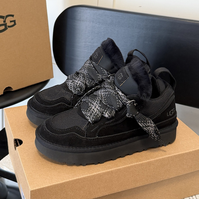 UGG Women's Classic Platform Sneakers Fuzzy Lined Winter Luxury Designer Shoes