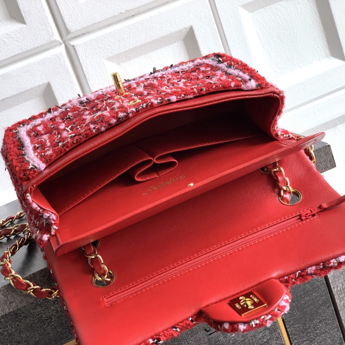 Chanel 20 23 25cm CF Cashmere Cossbody Designer Bags Classic Diamond Pattern Flap Bag Top Quailty