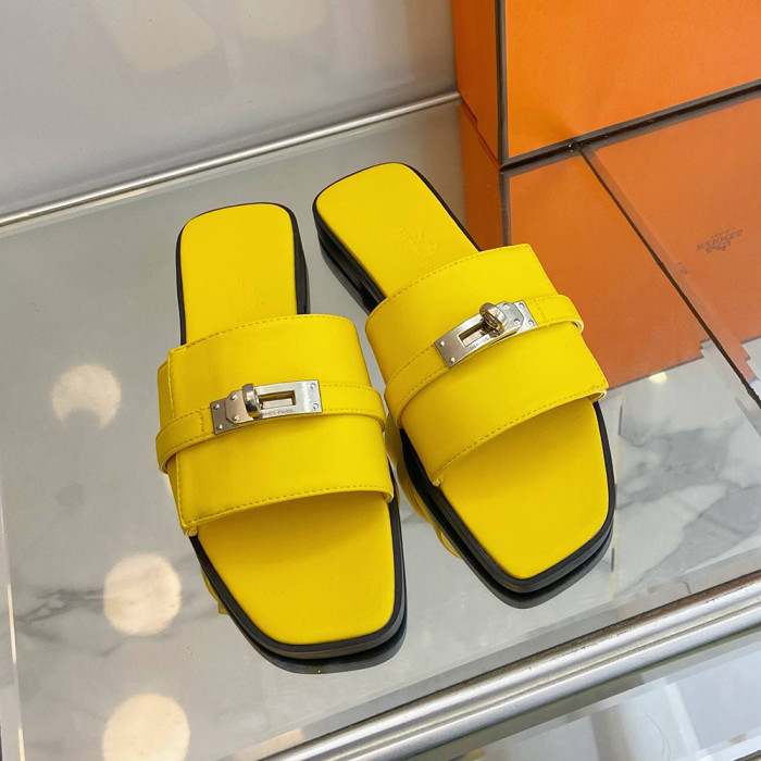 Hermes Designer Shoes Women Pig Nose Slippers Summer Beach Sandals 35 To 42