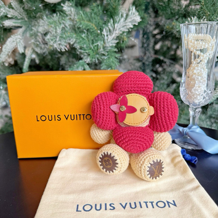 Louis Vuitton Vivienne Sunflower Baby Knitted Doll Keychain Pendant
