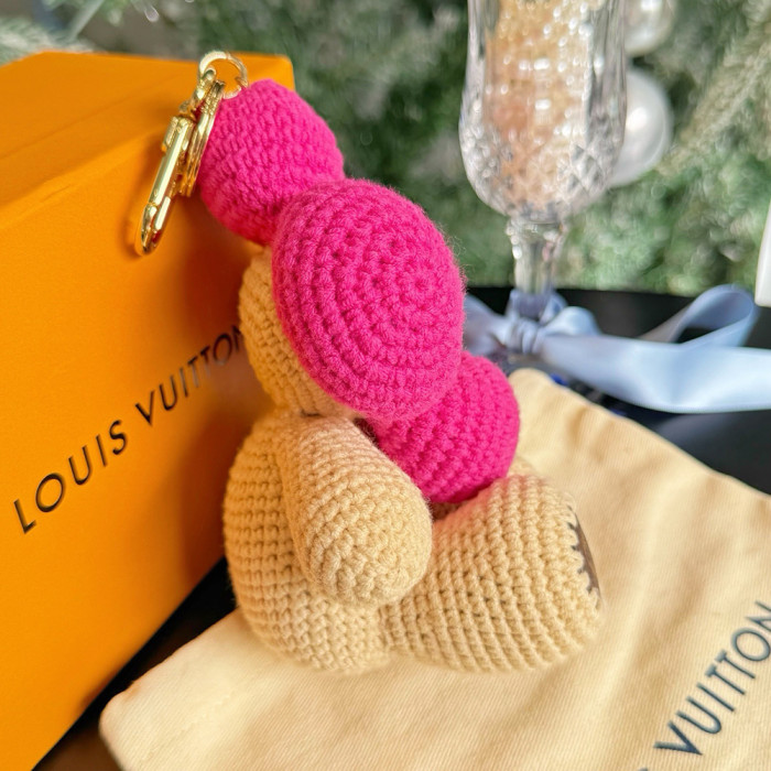 Louis Vuitton Vivienne Sunflower Baby Knitted Doll Keychain Pendant