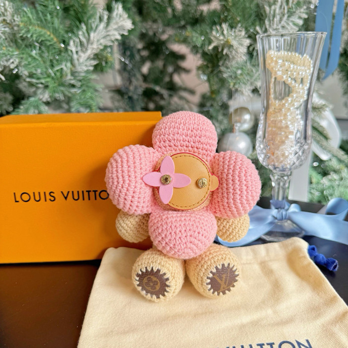 Louis Vuitton Vivienne Sunflower Baby Knitted Doll Keychain Pendant