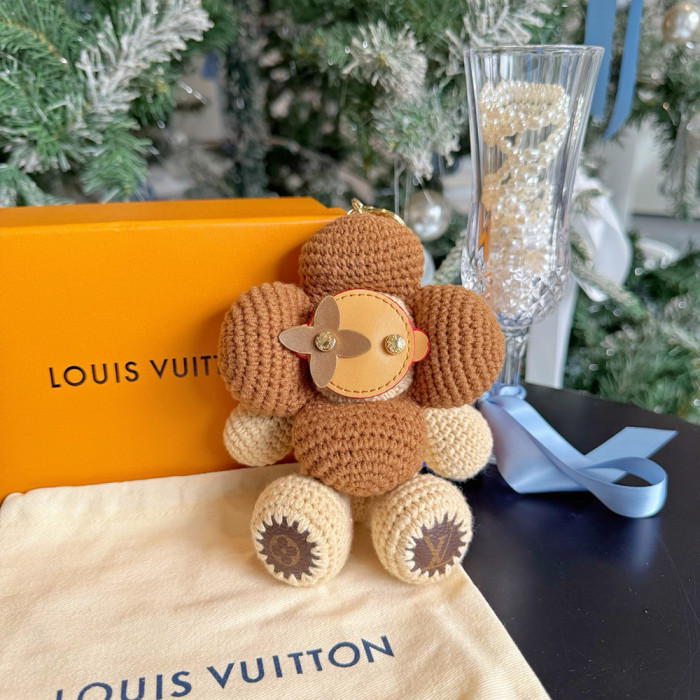 Louis Vuitton Vivienne Sunflower Baby Knitted Doll Keychain Pendant