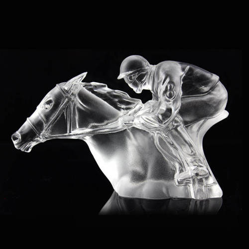 new crystal LIULI horse sculpture home decoration horsesy ornament Glass Art Sculpture