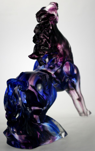 Decor Animal Sculpture Art Decorative Statues Crystal Crafts Horse Statue
