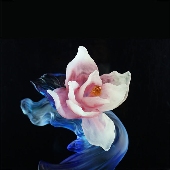 Folk Art Crafts Office Decoration Ornaments With Flower For Gifts