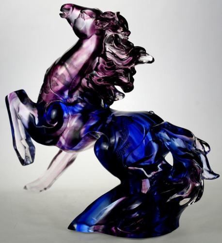Decor Animal Sculpture Art Decorative Statues Crystal Crafts Horse Statue