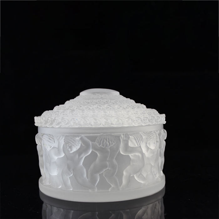 New Design Folk Art Liuli Jewelry Box-Angel Crafts Suitable For Pacing Necklaces