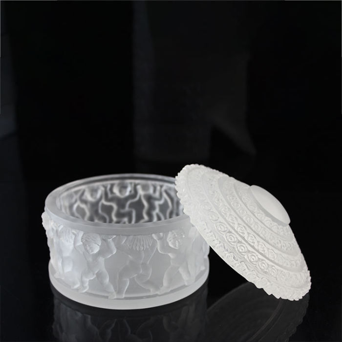 New Design Folk Art Liuli Jewelry Box-Angel Crafts Suitable For Pacing Necklaces