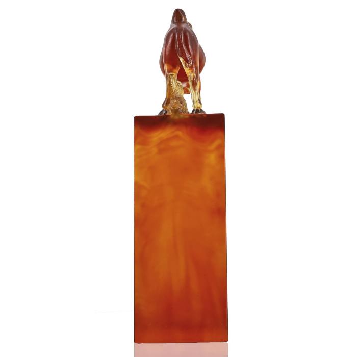 crystal liuli crafts Camel decorative ornaments glass home decoration art