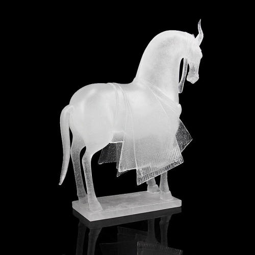crystal crafts glass ornaments unicorn handmade home decoration