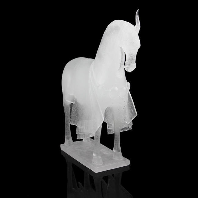 crystal crafts glass ornaments unicorn handmade home decoration