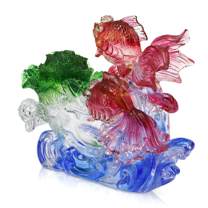 Luxury crystal Cow Sculpture gifts bull Figurine Art Decor Crystal home decor