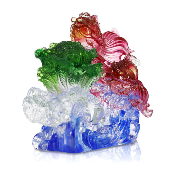 Luxury crystal Cow Sculpture gifts bull Figurine Art Decor Crystal home decor