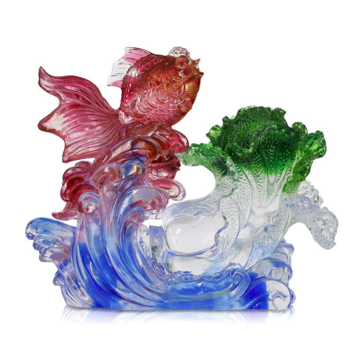 Luxury crystal Cow Sculpture gifts bull Figurine Art Decor Crystal home decor