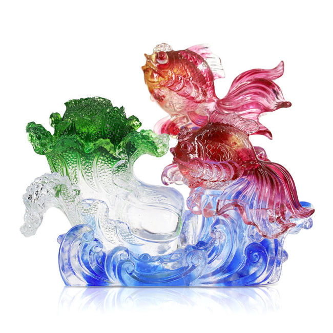 Luxury crystal Cow Sculpture gifts bull Figurine Art Decor Crystal home decor