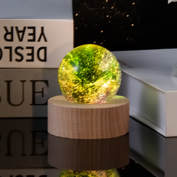 Small LED base table lamp Nordic style round glass ball for home decoration(10pcs)