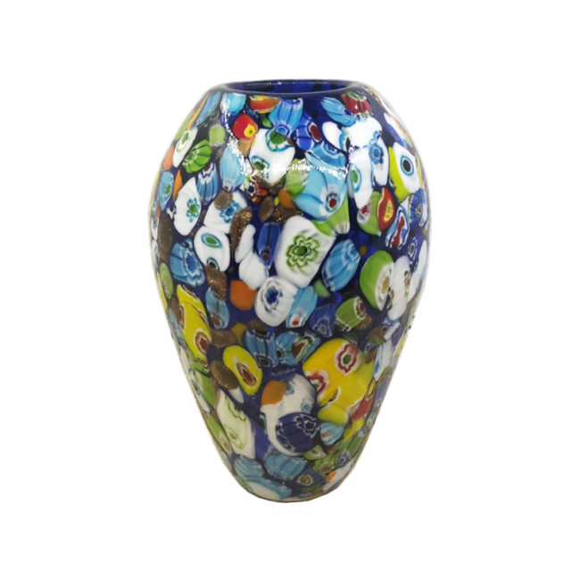 Old fashioned colored glass vase(10 pcs)
