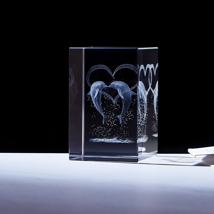 Wholesale 3D laser engraving home decoration crystal cube paperweight(10pcs)