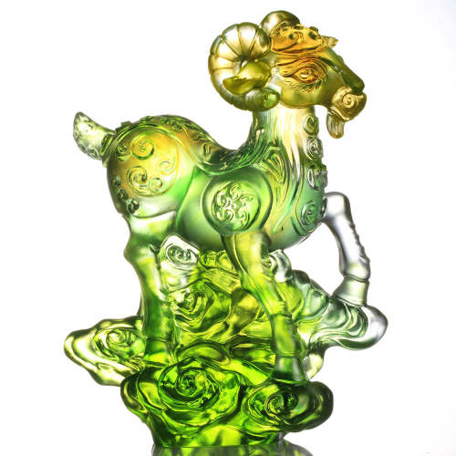 Sheep Figurine - Traipsing Across Clouds