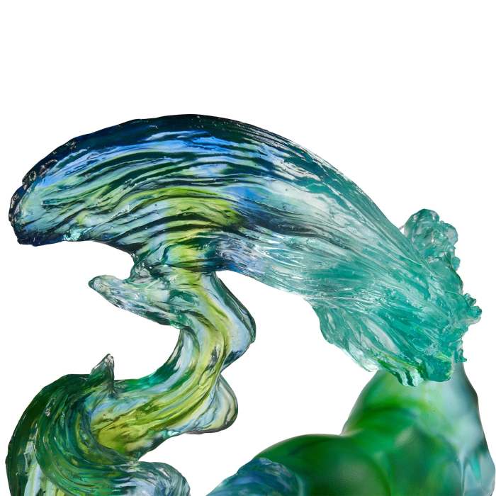 LIULI Crystal Art Horse Sculpture Accomplished