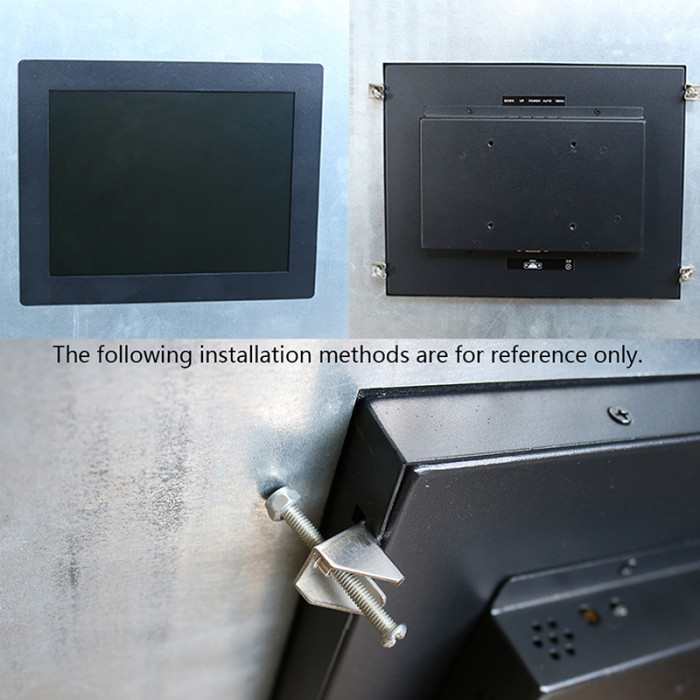 19 Inch Industrial monitor, Buckle Embedded,Resolution 1366x768