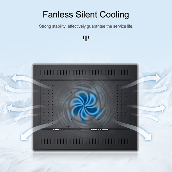 12.1 Inch industrial monitor, Waterproof front panel, Capacitive touch，Resolution 1024x768