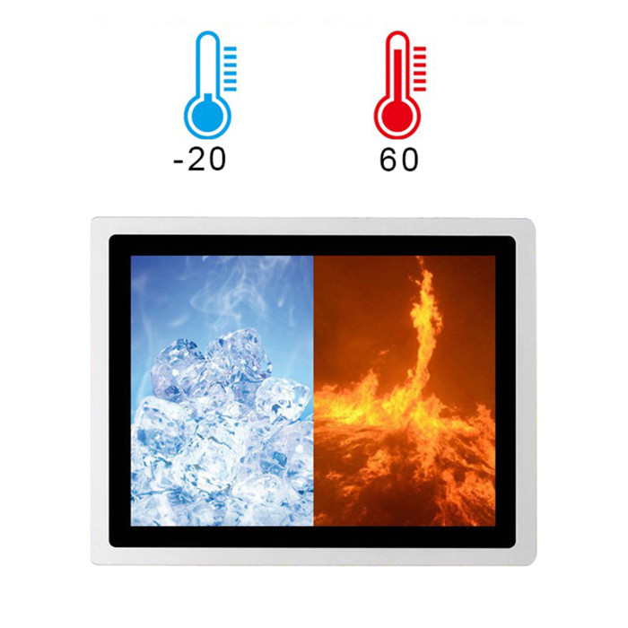 13.3 Inch industrial monitor, Waterproof front panel, Capacitive touch，Resolution 1366x768