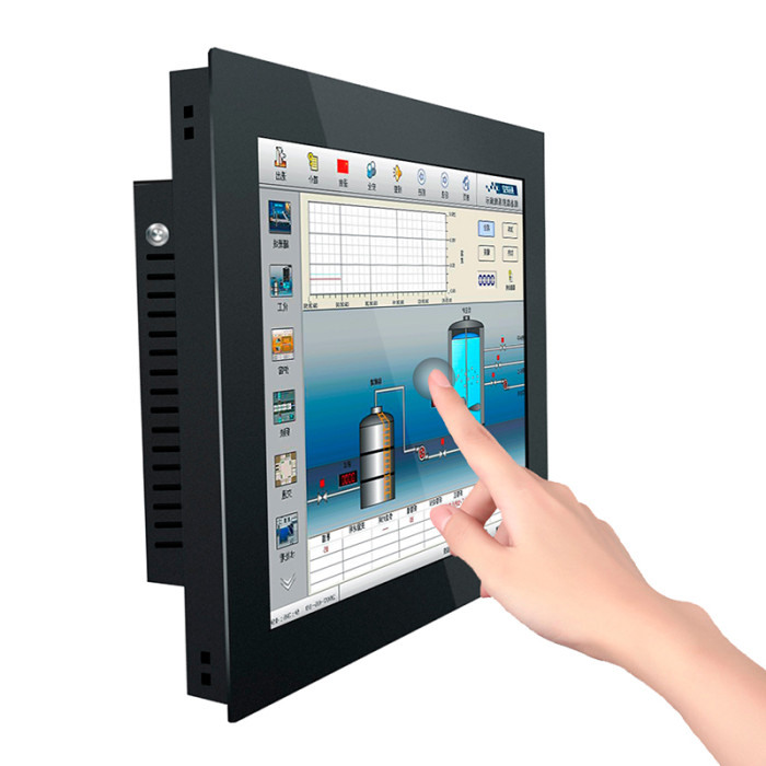 12.1 Inch buckle embedded industrial all-in-one computer panel pc with resistive touch screen built in WiFi 1024x768