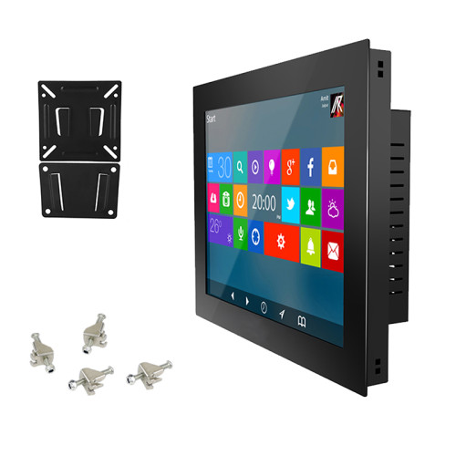 17 Inch embedded industrial panel pc all-in-one computer with resistive touch screen built in WiFi COM 1280x1024