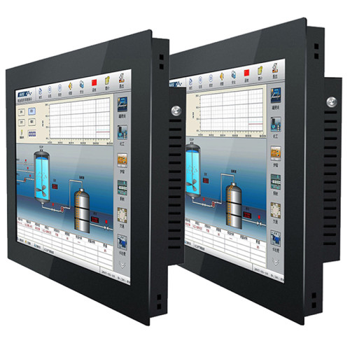 19 Inch industrial mini computer all-in-one pc panel with resistive touch screen built in WiFi RS232 COM 1280x1024