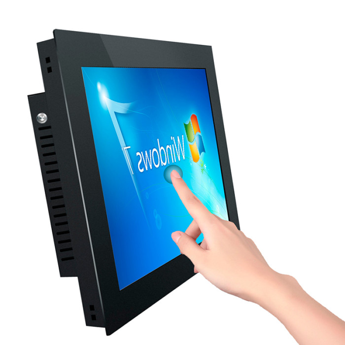 19 Inch industrial mini computer all-in-one pc panel with resistive touch screen built in WiFi RS232 COM 1280x1024