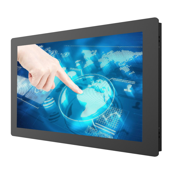 19 Inch industrial all-in-one pc panel resistive touch mini computer built in wireless WiFi for win10 Pro 1366x768