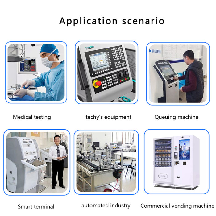 10.4 Inch industrial all-in-one computer with capacitive touch screen panel pc built in WiFi RS232 COM for win10 pro 1024x768