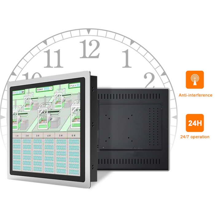 21.5 Inch industrial touch computer all-in-one pc panel capacitive touch screen WiFi RS232 COM 1920x1080