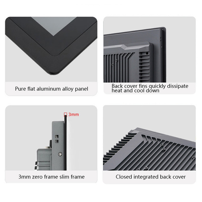 12.1 Inch industrial all in one pc panel mini computer with capacitive touch screen built in wireless WiFi 1024x768