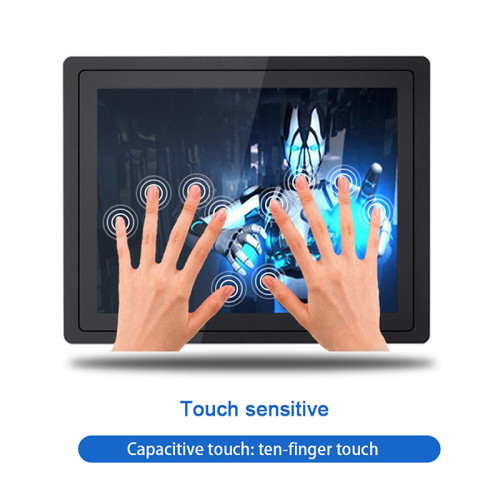 17 Inch Industrial control computer industrial all in one pc with capacitive touch screen built in wireless WiFi 1280x1024