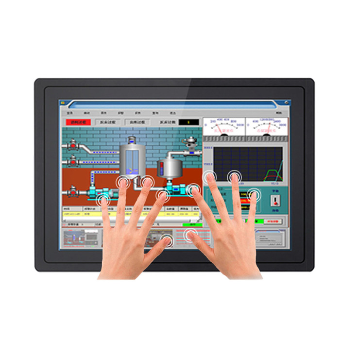 18.5 Inch industrial all in one pc panel mini computer capacitive touch screen built in wireless WiFi 1366x768