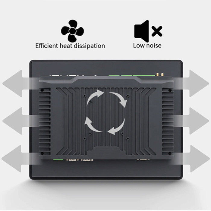 17 Inch industrial all in one pc computer resistive touch panel pc built in wireless WiFi com for win10 pro 1280x1024