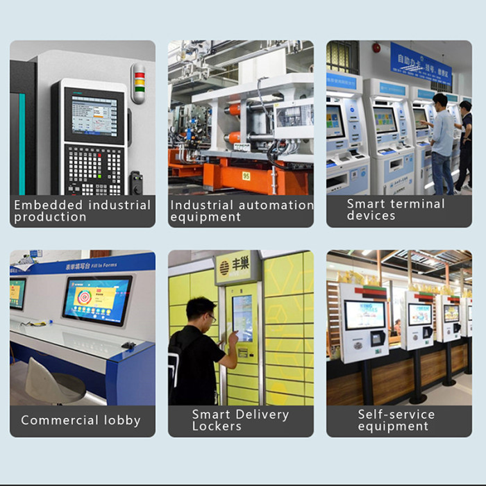 21.5 Inch industrial all in one pc mini computer with resistive touch screen mini tablet pc built in wireless WiFi com win10 pro 1920x1080