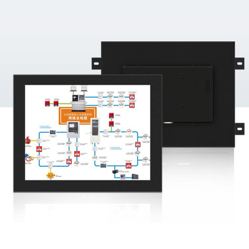 14 Inch industrial monitor,Hanging ear Embedded, Resolution 1366x768