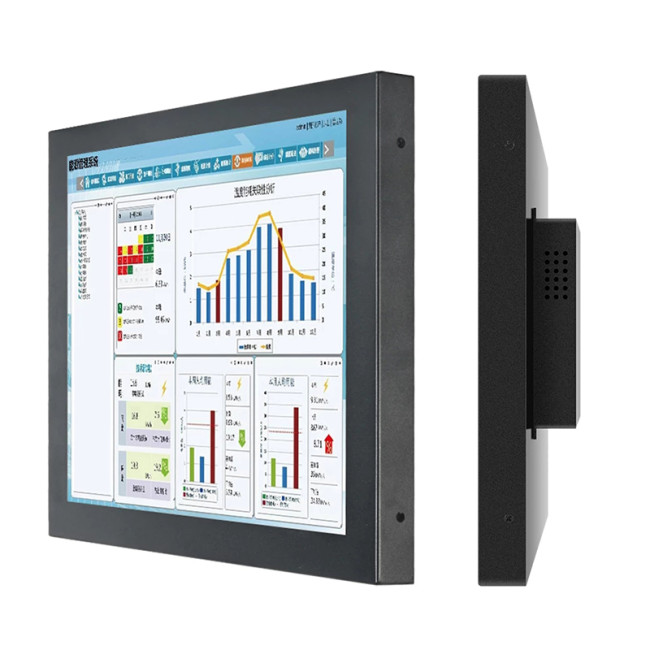 17 Inch industrial monitor,Hanging ear Embedded, Resolution 1280x1024