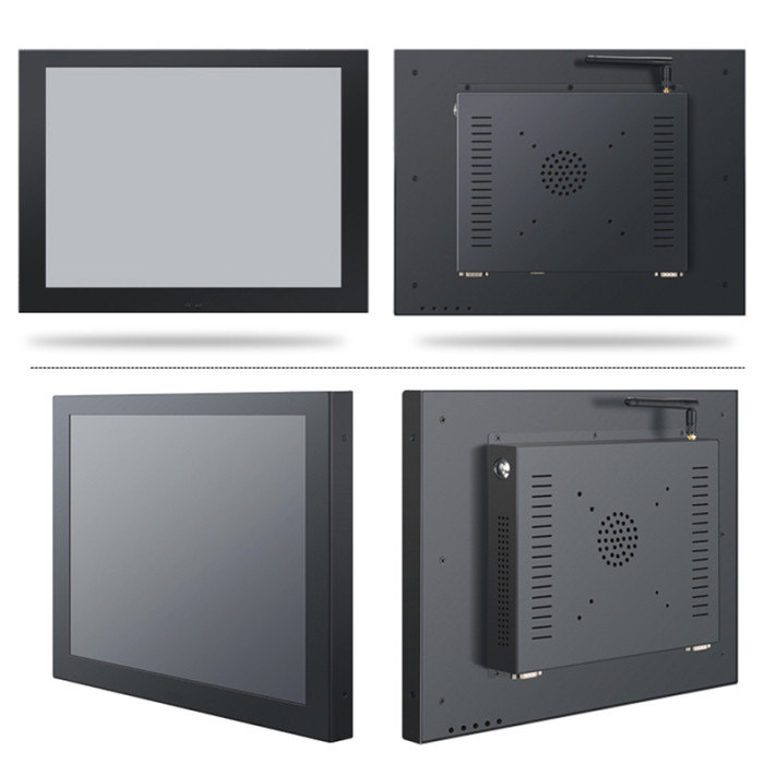 17 Inch industrial panel pc all-in-one mini computer with resistive touch screen wifi rs232 com for win10 pro 1280x1024