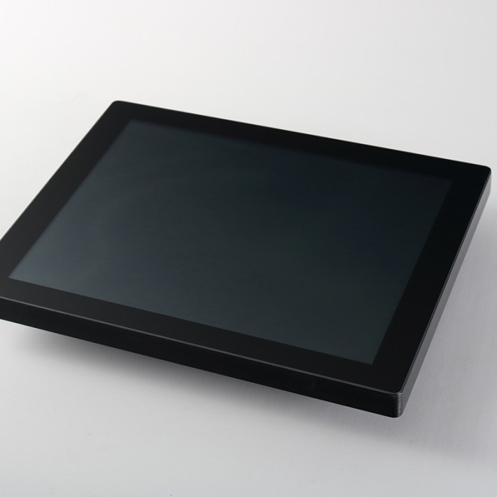 19 Inch ear-mounted industrial monitor, Capacitive touch, Waterproof front panel, Resolution: 1280*1024
