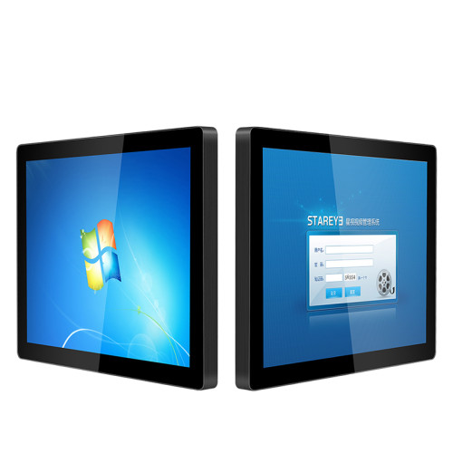 12.1 Inch ear-mounted industrial monitor, Capacitive touch, Waterproof front panel, Resolution: 1024*768