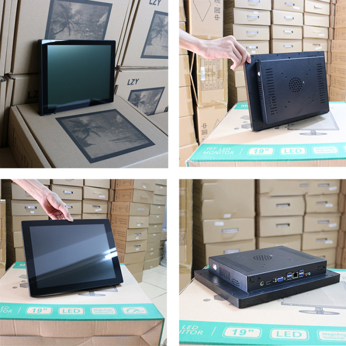 15.6 Inch industrial computer all-in-one PC with capacitive touch screen mini tablet pc wifi com win10 pro 1366x768