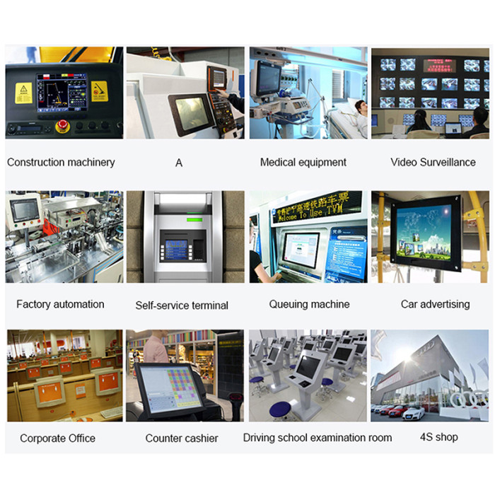 21.5 Inch industrial panel pc all-in-one computer with capacitive touch screen mini tablet pc built in wireless wifi for win10 pro 1920x1080