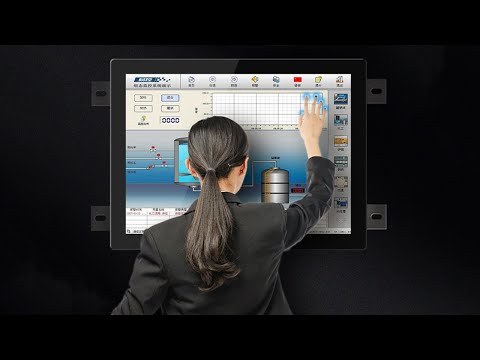 18.5 Inch industrial all-in-one PC panel mini computer with capacitive touch screen for win10 pro 1366x768
