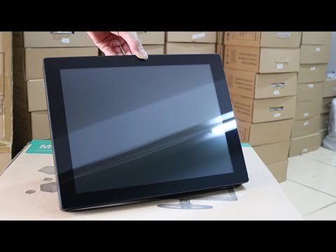 21.5 Inch ear-mounted industrial monitor, Capacitive touch, Waterproof front panel, Resolution: 1920*1080